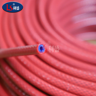 New Red New Woven Silicone Hose Manufacturer Supplies High Temperature Resistant Double Layer Composite Woven Silicone Hose