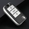 Leather electrophoretic silver