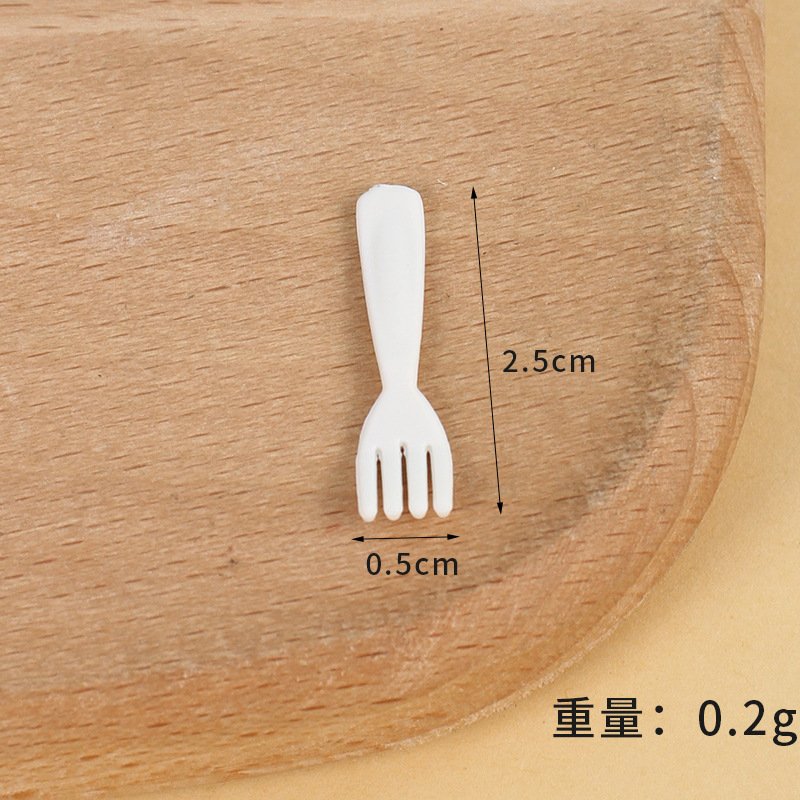 Mini plato de simulación tazón pequeño cubiertos DIY miniature accesorios de comida para jugar en casa cocina de cocina juego de juguetes