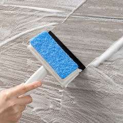 New dual-purpose glass cleaner tile bathroom cleaning brush window squeegee scraper washing sponge wholesale