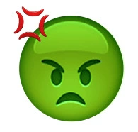 Набор акриловых клипс для волос с emoji,Design различные капли пота и эмодзи, основа PP, 2×2 см