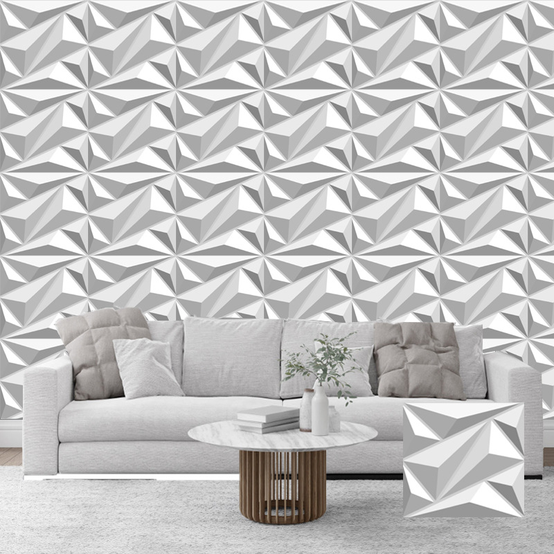 Tablero de pared de PVC 3D personalizado transfronterizo Tablero de pared tridimensional de marea impermeable Adhesivos de pared decorativos Tablero tridimensional