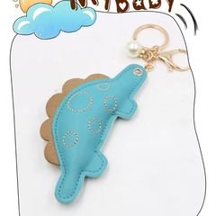 Factory Wholesale Korean Style Turtle Skin Keychain Pendant Creative Bag Purse Car Key Holder