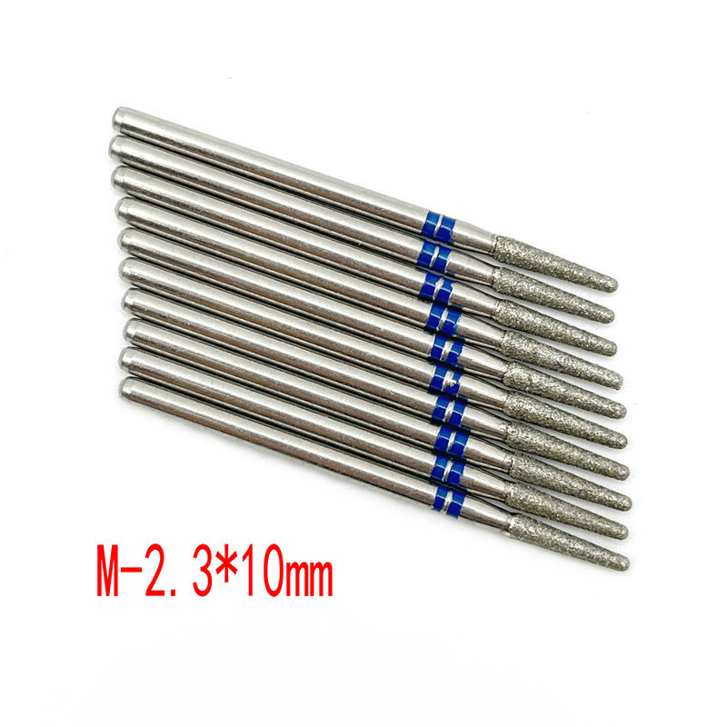 10 unids Amazon Venta caliente nail art carborundum pulido traje uñas descarga taladro piel muerta eliminación diamante Taladro