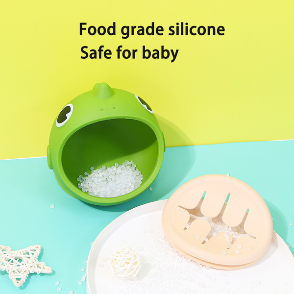 Wholesale Kids Baby Products Dining Bowls Silicone Dinosaur