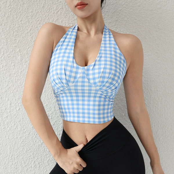 Blue and white