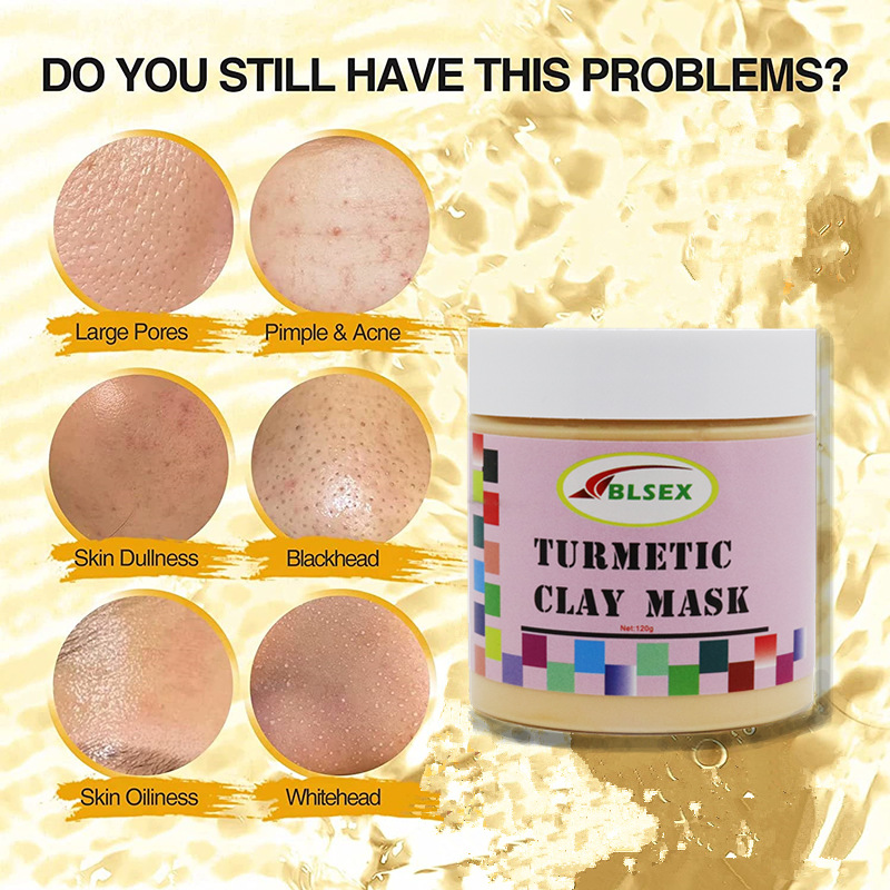 BLSEX maschera idratante tipo pasta alla curcuma pulizia viso 120g_voghion.com