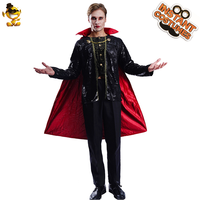 Hombres adultos horror vampiro Halloween Cosplay ropa de fiesta trajes rendimiento etapa juego rol