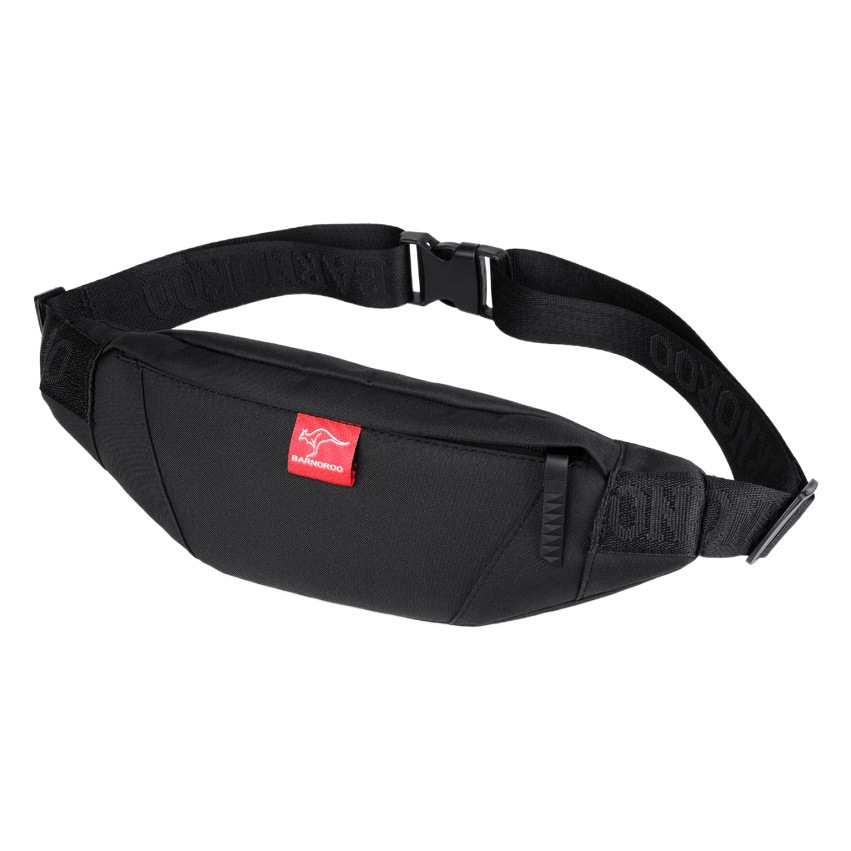 BARNOROO Cross-border New Men's Chest Bag Multi-functional Large Capacity Waist Bag Casual Shoulder Crossbody Oxford Backpack