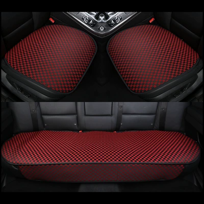 Seat cushion, seat cover | featuring a plaid design