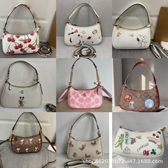 C's プリント Teri 25 脇バッグ C's アウトレット 新品 ダブルストラップ 麻雀バッグ シングルショルダー クロスボディバッグ ハーフムーンバッグ