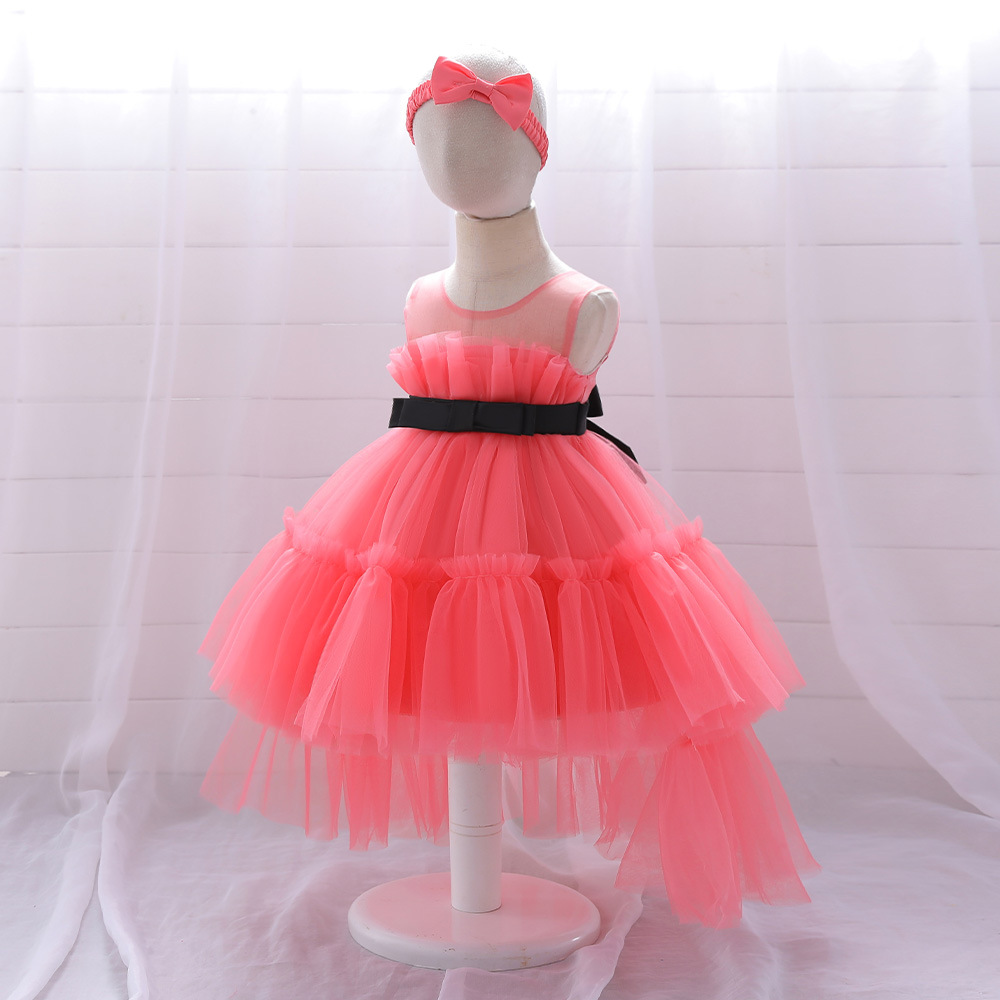 Vestido de princesa para niñas de Amazon 2026, con tul en cola y falda abullonada, para bebés y niñas pequeñas, vestido de cumpleaños para bebés de un año image 14