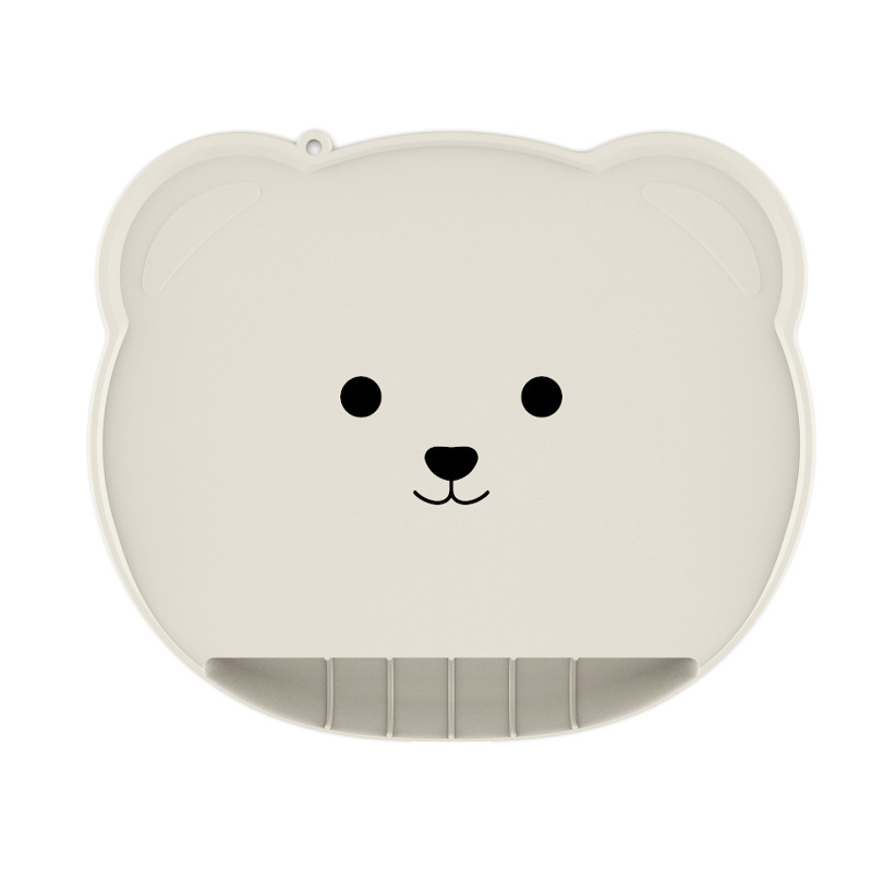 Manteles individuales de silicona Alfombrilla de mesa de silicona impermeable antideslizante para niños Almuerzo para estudiantes Alfombrilla de aislamiento térmico a prueba de aceite Manteles individuales de dibujos animados para bebés