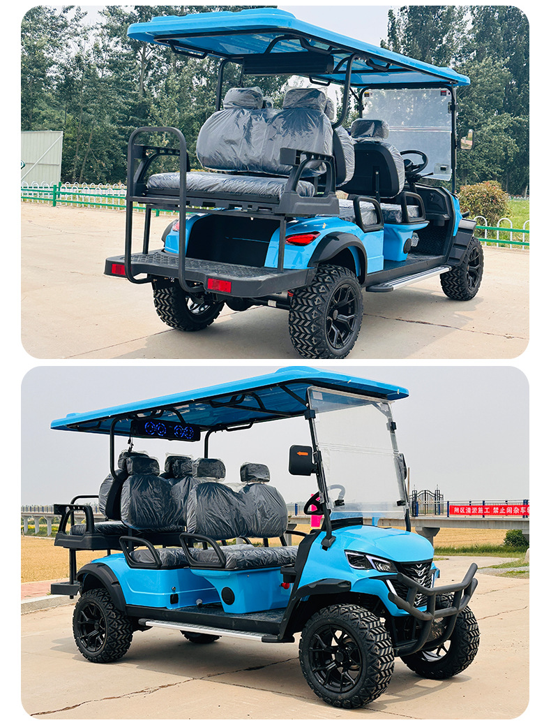 8-Seater Electric Golf Cart for Tourism, Sightseeing, Hotel Properties, Real Estate Tours, and Export