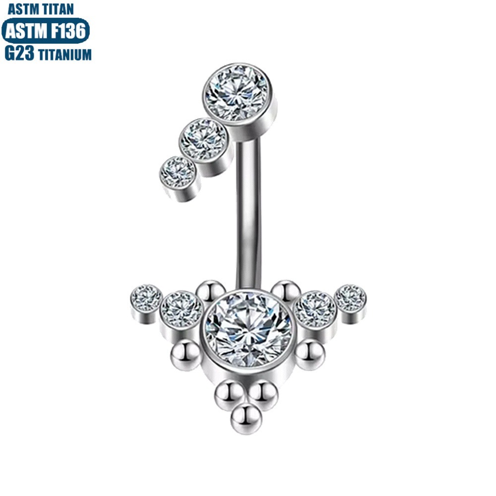 16G labret stud size and finish detail