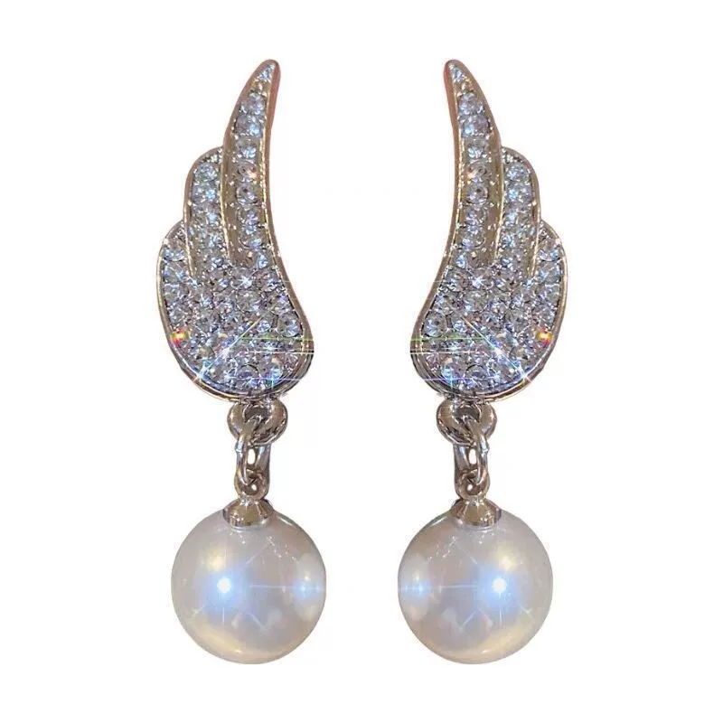Серебряная игла, модные серьги из жемчуга, серебро 925 образец, французский стиль, стиль высокого качества, тренд сезона, опт