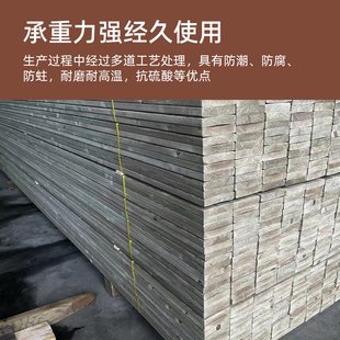 Outdoor Deep Anti-Corrosion Wood Solid Wood Floor Glued Column Courtyard Garden Terrace Pergola Grape Rack Boardwalk
