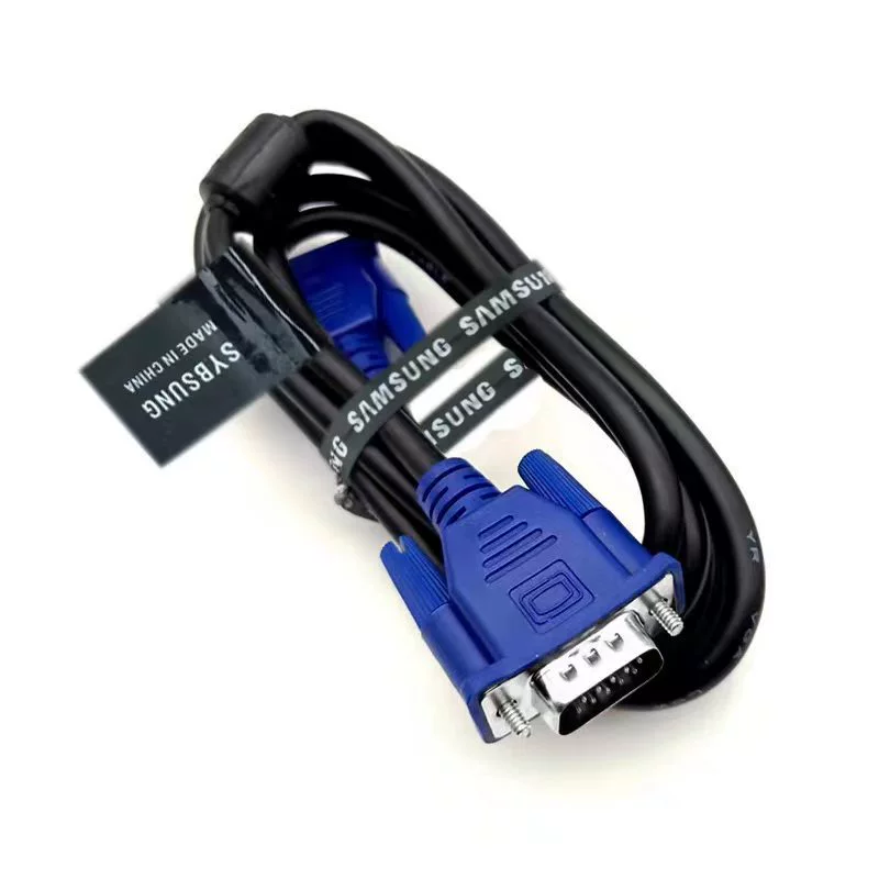 Оригинальный VGA кабель 3+6 для подключения компьютера и монитора, 1,5 м, оригинальный кабель проектора, кабель передачи данных VGA высокого определения