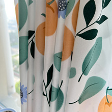 清仓处理挂钩式窗帘布料成品半遮光外贸隔断飘窗出租房短窗帘半帘