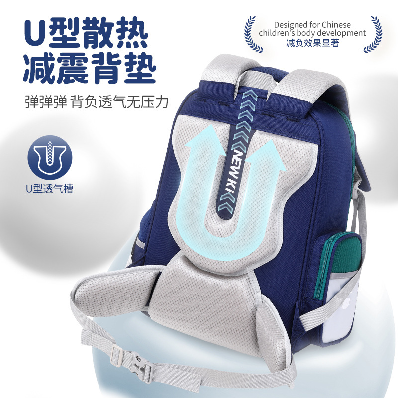 2025 nueva mochila escolar para estudiantes de primaria, mochila para niños de grado 1-3-6, protección de la columna, mochila anti-salpicaduras, resistente al desgaste para hombres y mujeres