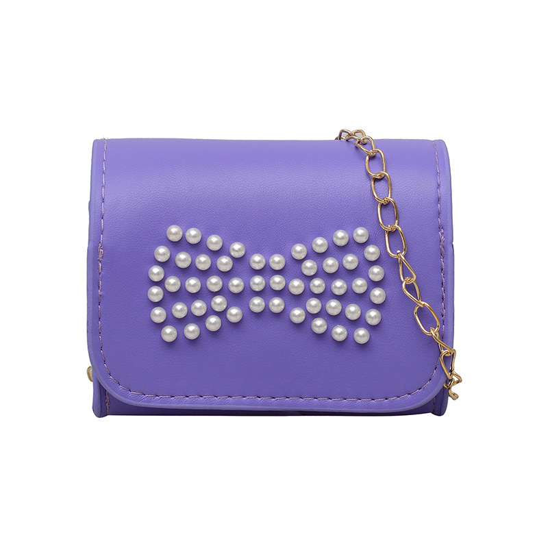 Bolsa de hombro coreana para niñas, bolso de perla dulce, bolso para bebés, bolso de moda mini pequeño, bolso para niños.