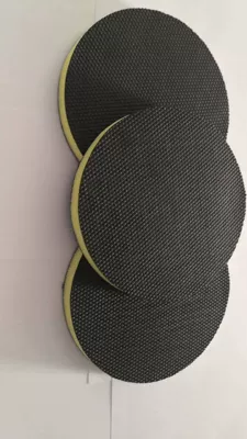 powder Yellow Spot Paint cleaning, Sheet Metal Spray Repair - 3-inch-yellow-sponge-black-magic-mud