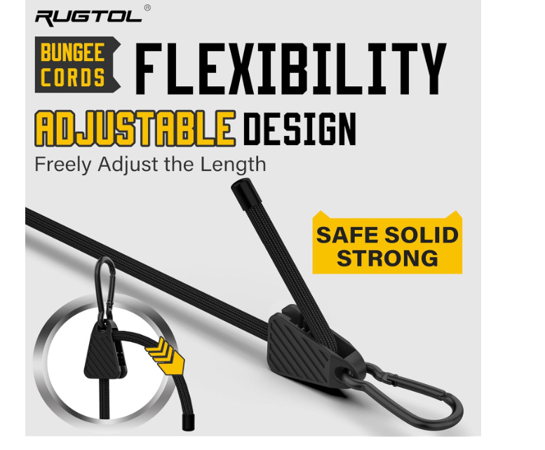 Amazon's Best-Selling Luggage Straps, Adjustable Length Straps, Electric Motorcycle Luggage Fixing Elastic Straps, in Stock