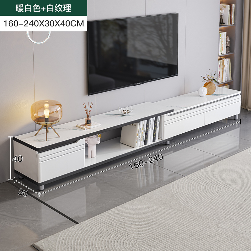 Nórdico TV gabinete alto gabinete mesa de café combinación luz lujo moderno simple piso gabinete pequeño apartamento casa sala de estar gabinete retráctil