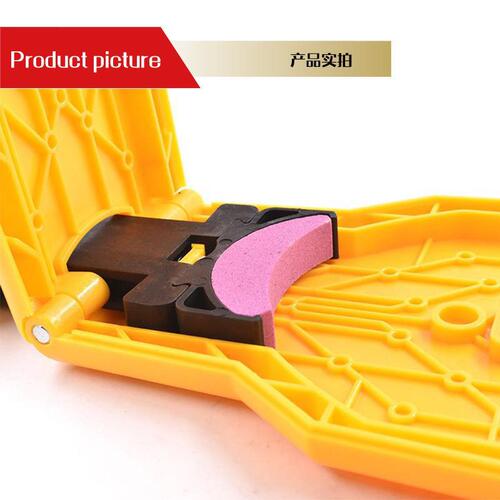 Chain saw sharpener for woodworking, chain saw chain sharpener, quick chain sharpening tool, chain sharpening stone, saw blade sharpener