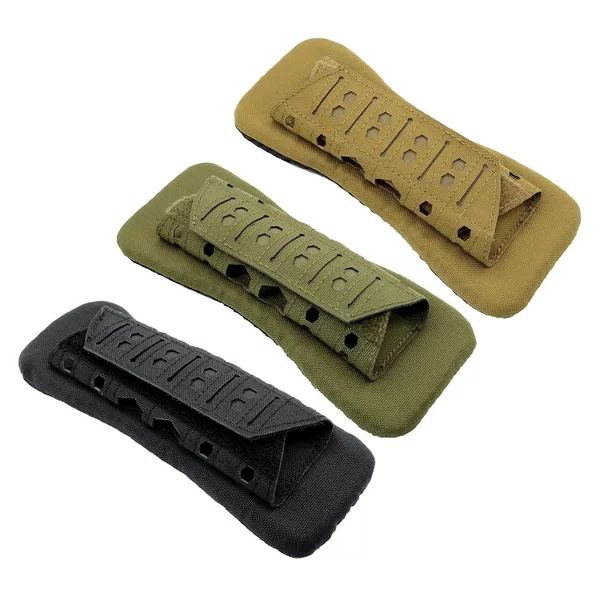 Outdoor Tactical Shoulder Pad Breathable Tactical Vest Cushioning Non-Slip Laser Cut Backpack Shock Absorbing Shoulder Strap Pad