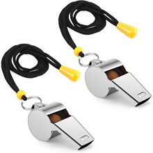 M 90836 Stains Steel Whistle with Adjustable Lanyard ����