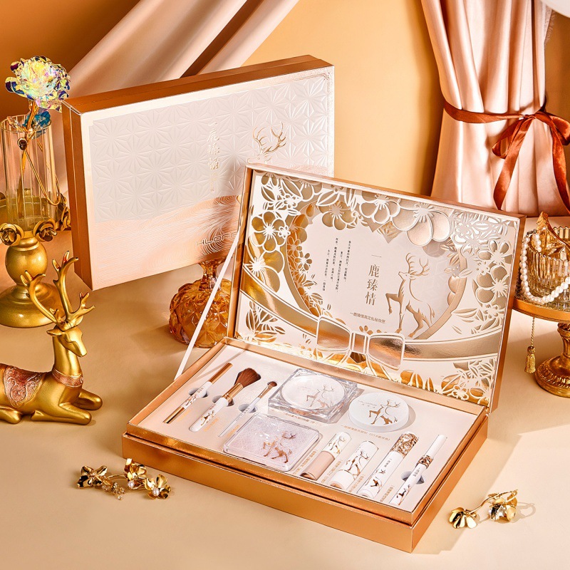 HLOFF一鹿臻情化粧品10点セット初心者化粧品セット七夕祭りギフト