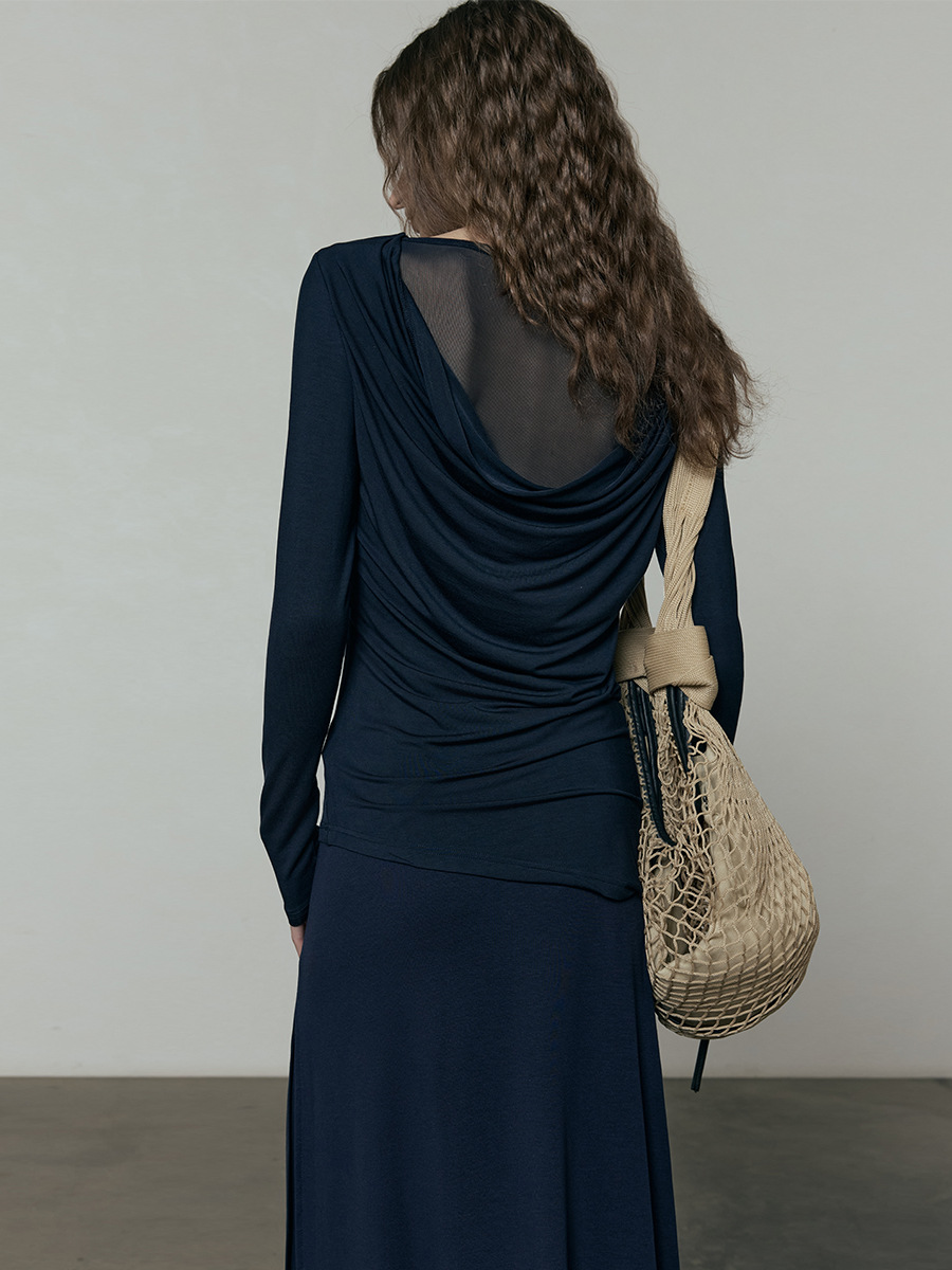 広州十三行の婦人服のUMAホワイトは2025早春の新型tシャツの女性の日の糸のモーダルの上着を切ります。