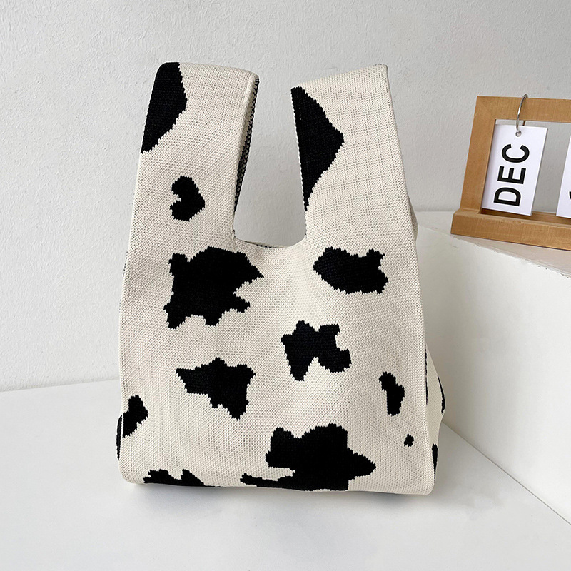 Bolsos, diseño de nicho femenino, bolso de punto personalizado, bolso tejido de un solo hombro de punto de todo fósforo, bolso de mano, bolso de mano