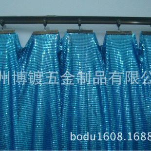 Hardware decorative metal cloth aluminum mesh aluminum mesh bead drill mesh flat bright matte a batch can be set size