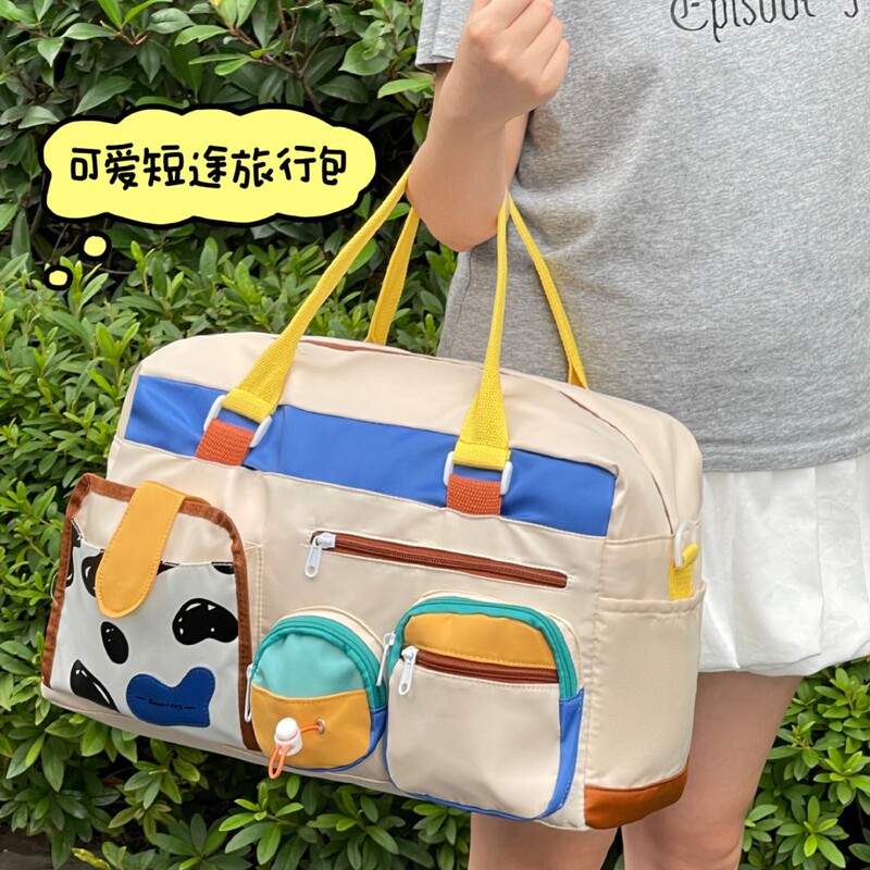 短途旅行包大容量出差旅行包手提待产收纳袋旅行便携可套拉杆加厚|undefined