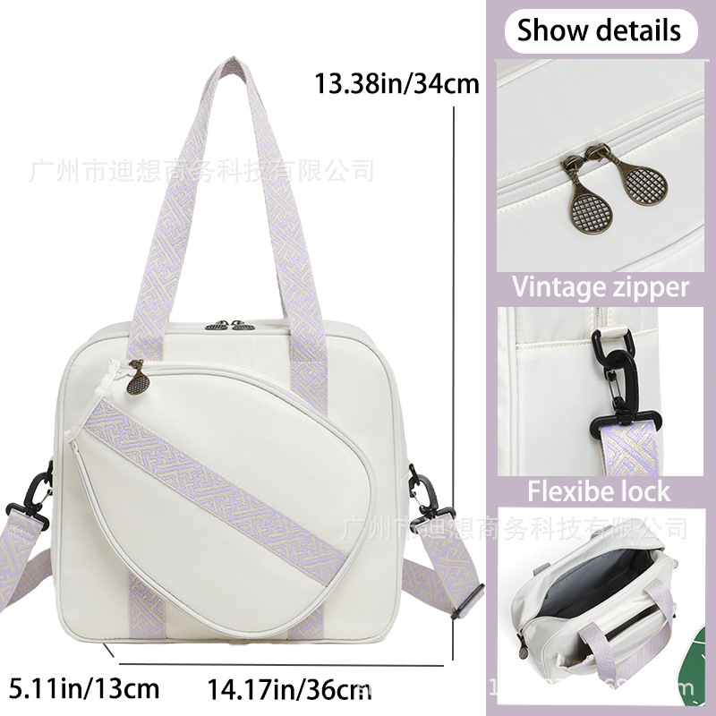 Bolsa de raqueta Peak nuevo estilo de mujer alta cara hombro bolso de ping-pong portátil deportivo hombre de gran capacidad cubierta de raqueta