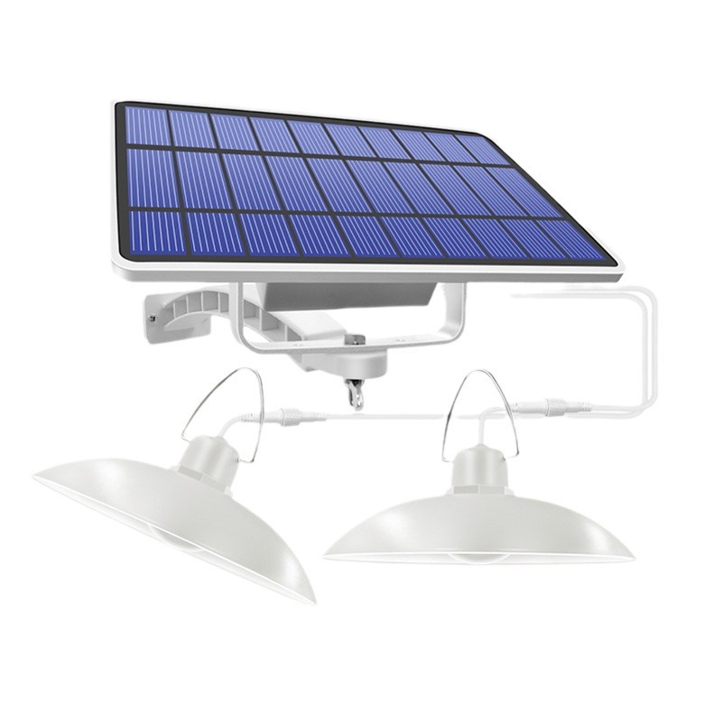 Explosiones transfronterizas 16LED lámpara solar candelabro jardín interior corredor dividido lámpara larga iluminación