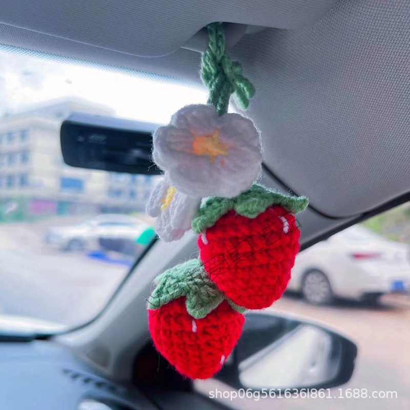 [완성차 매달아] 빨간 딸기 차 매달려