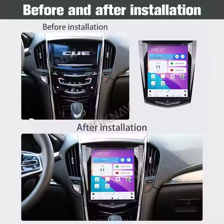 Горячие товары, подходят для Cadillac Escalade ATS CTS SRX, Android-модифицированная большая центральная навигационная панель