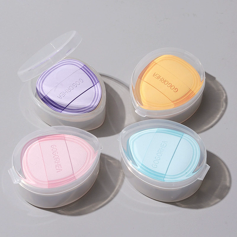 Одиночная воздушная подушка из зефира Пустая коробка для хранения Пустая коробка для пыли портативный мини-большой палец для пудры коробка