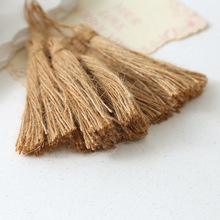 复古原色麻绳流苏吊穗 手工diy窗帘家居装饰挂坠配饰辅料现货批发