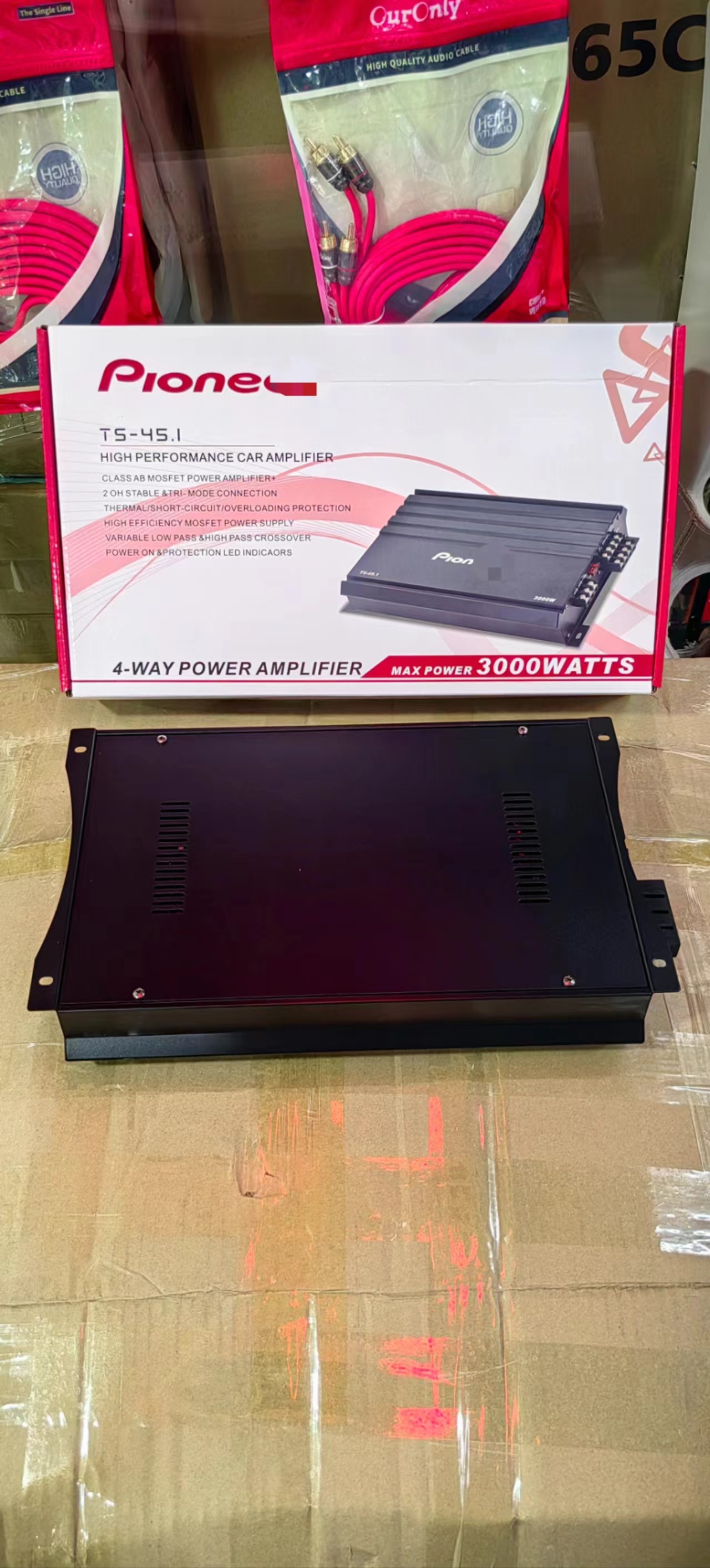 Pioneer four-way car power amplifier four-channel four-way high-power push four-door horn car power amplifier push subwoofer