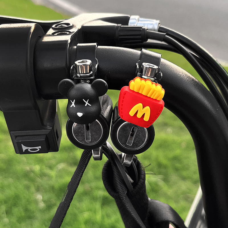 Electric car helmet lock anti-theft fixed hook cute cartoon motorcycle battery car safety helmet anti-theft lock universal