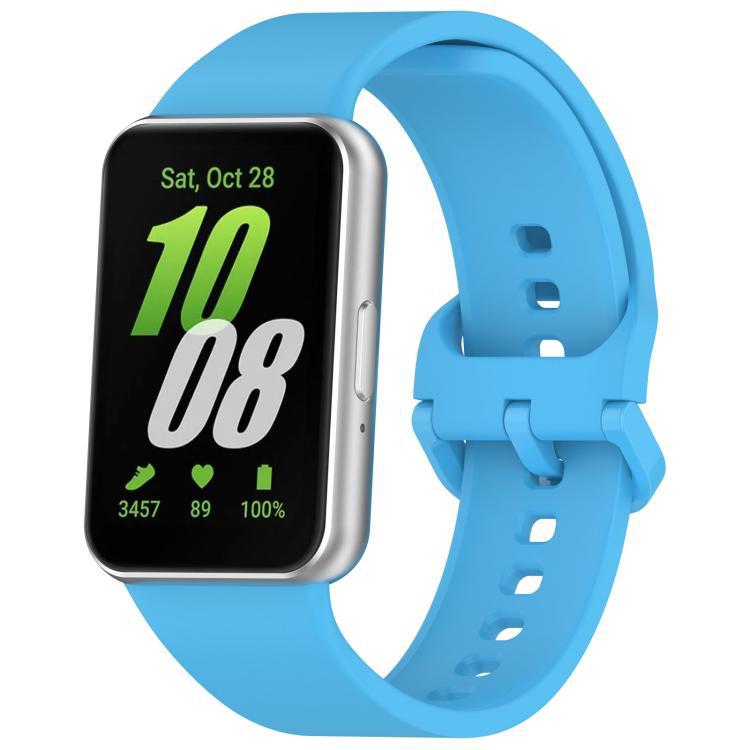 xDfind pulsera de silicona de hebilla de color sólido para Samsung Galaxy Fit3 SM-R390