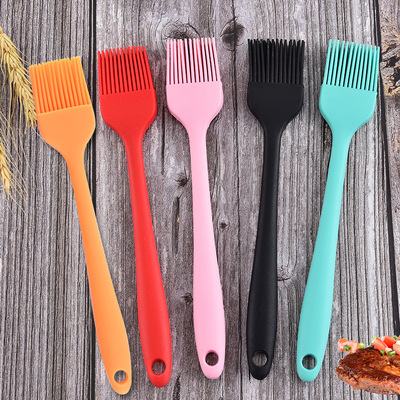 厂家现货1体硅胶毛刷家用BBQ烧烤油刷厨房蛋糕烘焙工具抹油扫