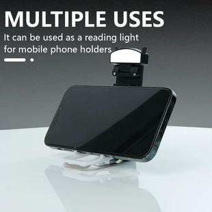 Мини-лампа-зажим для чтения с USB-зарядкой LED