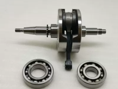 Motorcycle engine and accessories En125 Motorcycle Crankshaft and - gn125-crankshaft-assembly-with-left-and-right-bearings