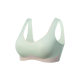 One-Piece Women's Ice Silk Seamless Steel Ring-Free Coloring Sleep Push-Up Shockproof Beautiful Back Sports Underwear Women's Bra
