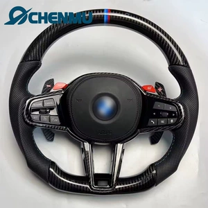 BMW G Seriyası 3 5 7 X3 X5 G20 G28 G30 G38 G01 G05 üçün Karbon Fiber Sükan